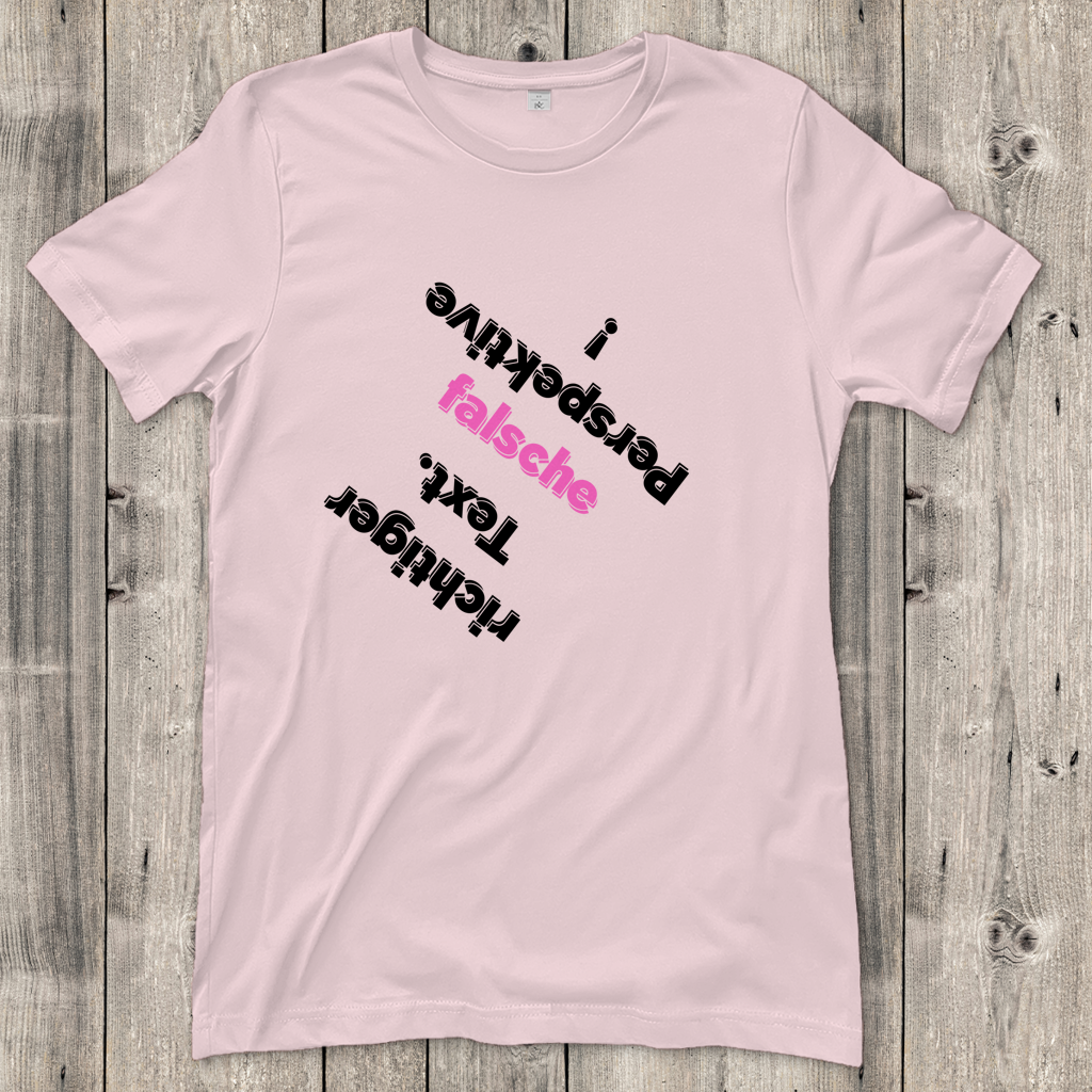 Damen T-Shirt Perspektive