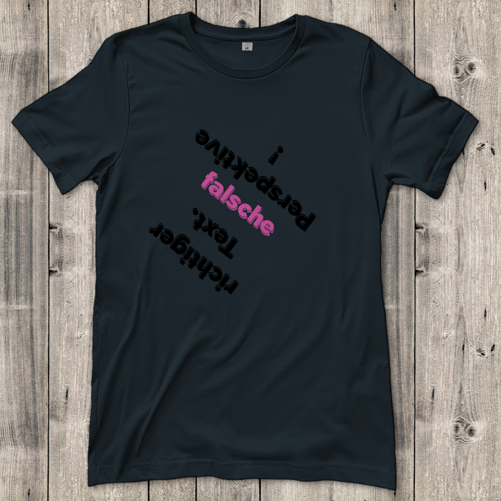 Damen T-Shirt Perspektive