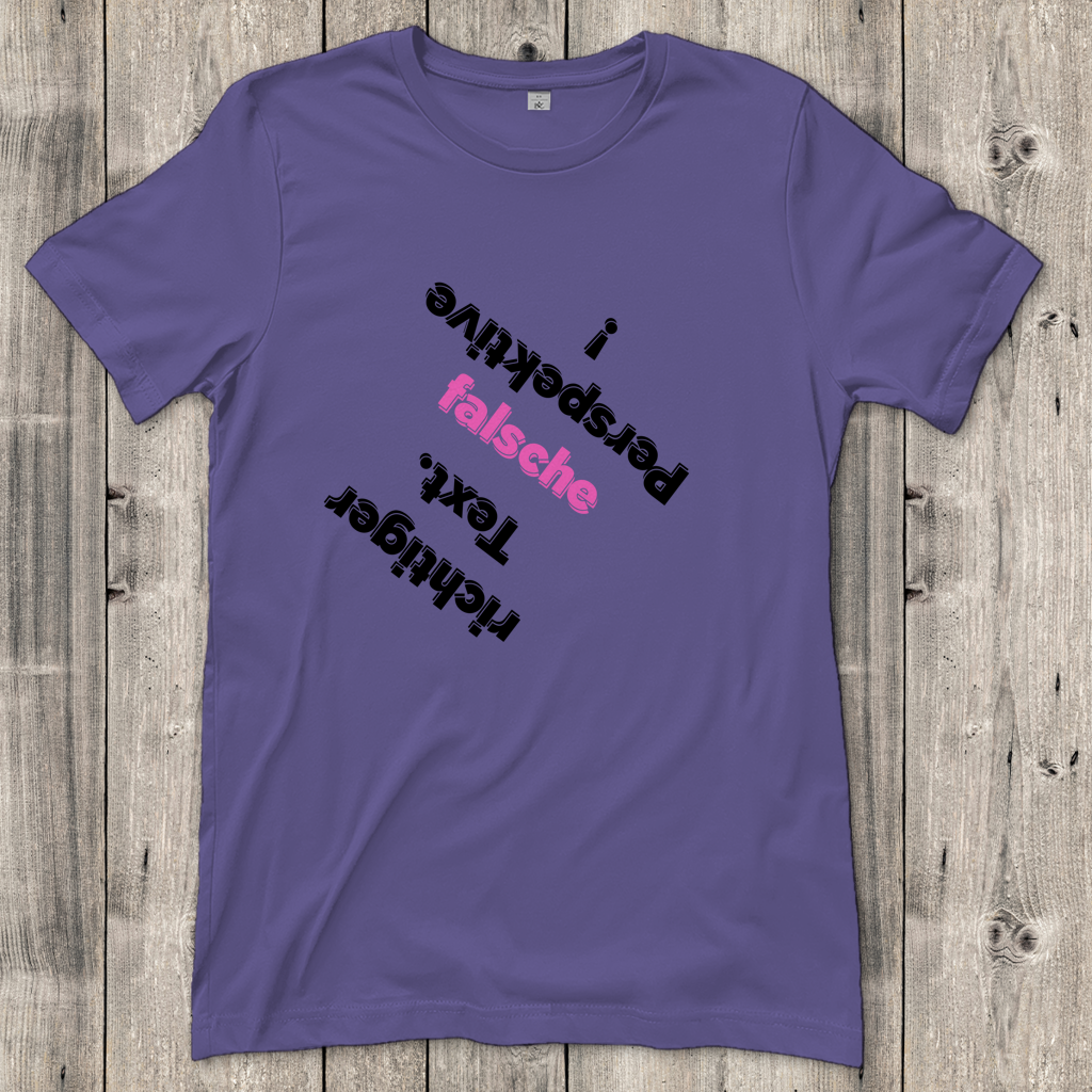 Damen T-Shirt Perspektive