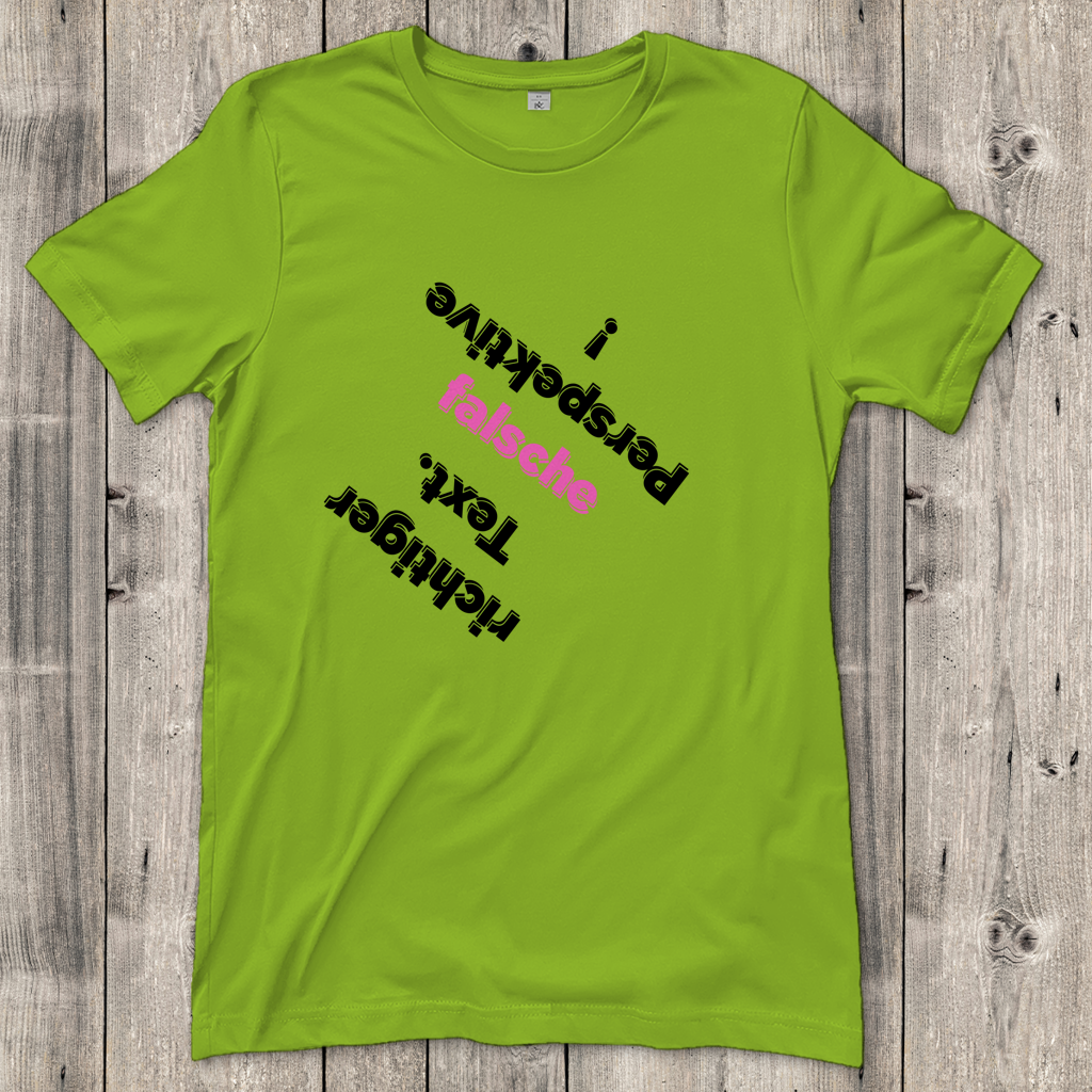 Damen T-Shirt Perspektive