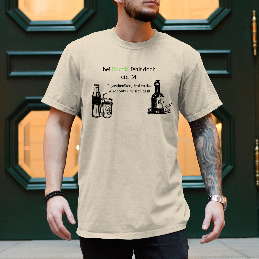 Herren T-Shirt Rucola/Rumcola