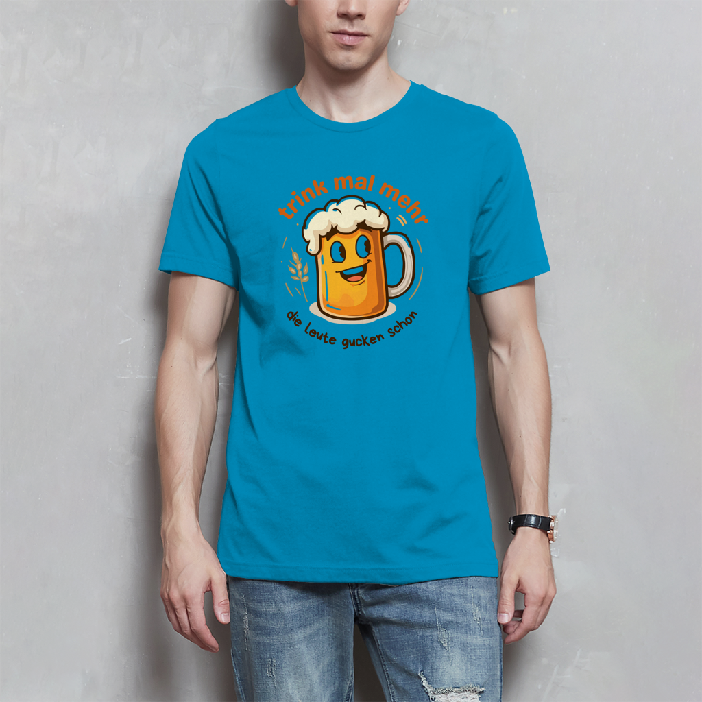 Herren T-Shirt Trink mal mehr