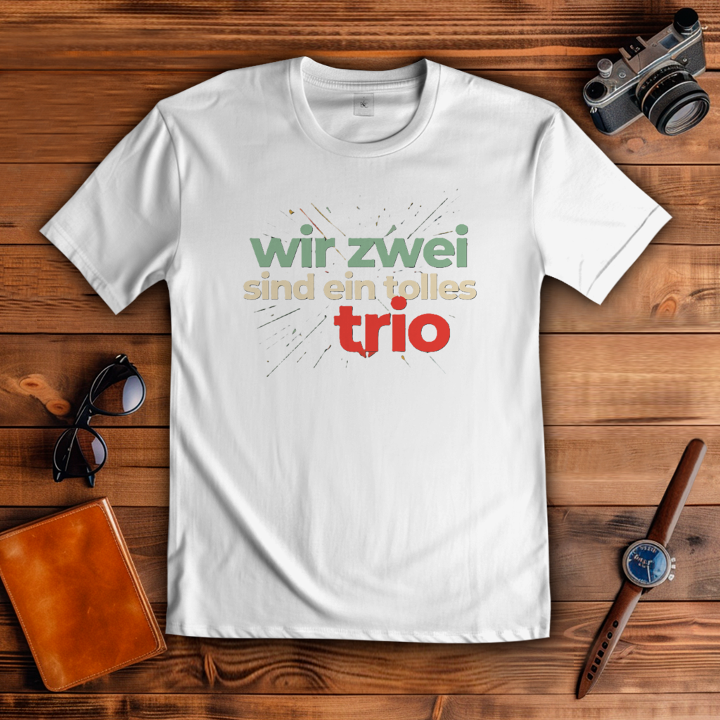 Herren T-Shirt wir zwei