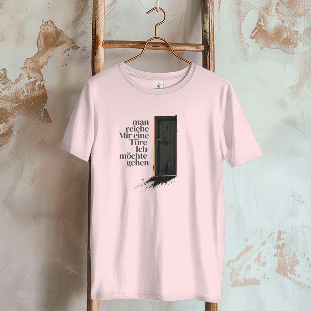 Damen T-Shirt man reiche mir eine Türe